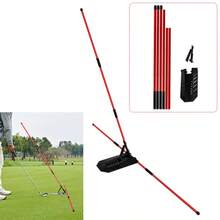 Golf Swing Trainer Portable Multi-Functional Golf Swing Training Aid Sports Tool - Red - View 6