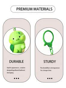 Cute Pun "Turtle-Bestie" (Turtle-Bee) Magnetic Keychain, Adorable Turtle & Bee Pendant, Suitable For Bags Or Car Keys, Holiday, Daily, Gift - Multicolor - View 9