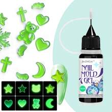 10G/3D Gel para Unhas - Gel de Modelagem de Arte de Unhas, Adequado para Design de Unhas DIY Arte de Unhas para Outono Inverno Verão Primavera, Usado para Pintura, Moldagem, Escultura e Decoração de Unhas de Halloween - Multicolorido - Visão 27