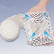 1pc 200.0cm Long Mesh Elastic Bandage, Breathable Tubular Mesh Bandage, Tubular Elastic Stretch Band, Elastic Mesh Bandage - White - View 13