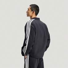 Adidas ST 3ST COACH JACKET Fashionable Comfortable Fleece-Lined Sports Casual Loose Jacket Men's - Black and White - View 2
