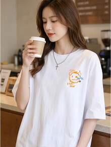 Women T-Shirts - White - View 3