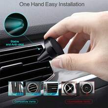 1pc Dashboard Air Vent Magnetic Phone Holder, Strong Magnetic Mount For Multiple Car Models, Home And Car Navigation - Multicolor - View 4