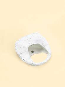 1pc Elegant Girl Mesh Sequin French Style White Lace Mini Handbag Fashion Clothing Accessory - Mesh Floral - View 8
