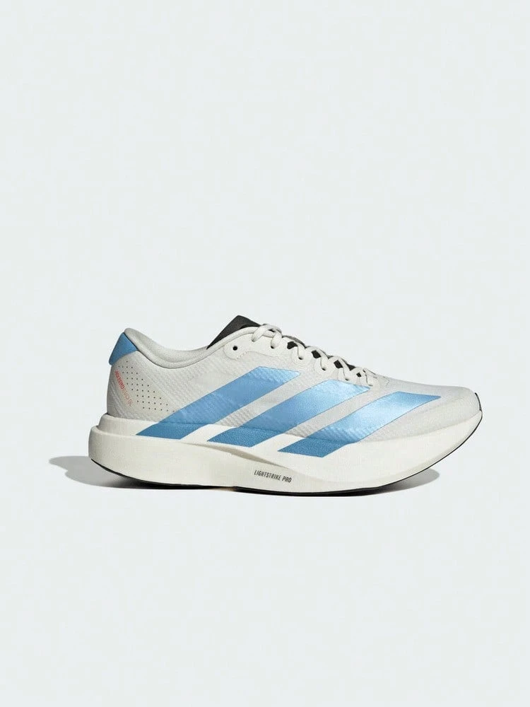 Adidas 女款 Adizero EVO SL WOVEN W 低筒跑步鞋 KI3909 - 藍白色 - 查看 1