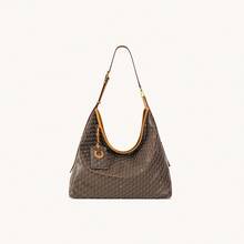Grande borsa hobo con motivo a monogramma, tracolla regolabile – versatile come borsa a mano, a spalla o a tracolla. - piccolo - Visualizzare 1