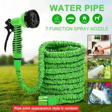 Expandable Garden Hose With Multi-Function Spray Gun - Durable Soft PE Coil Hose, Suitable For Car Washing, Lawn Watering, Pet Bathing, Etc. - Includes Adjustable Nozzle - All-Season Use - Gardening Watering Tool - Flexible Hose Design - Sturdy Connector - Triple-expansion Water Hose - View 5