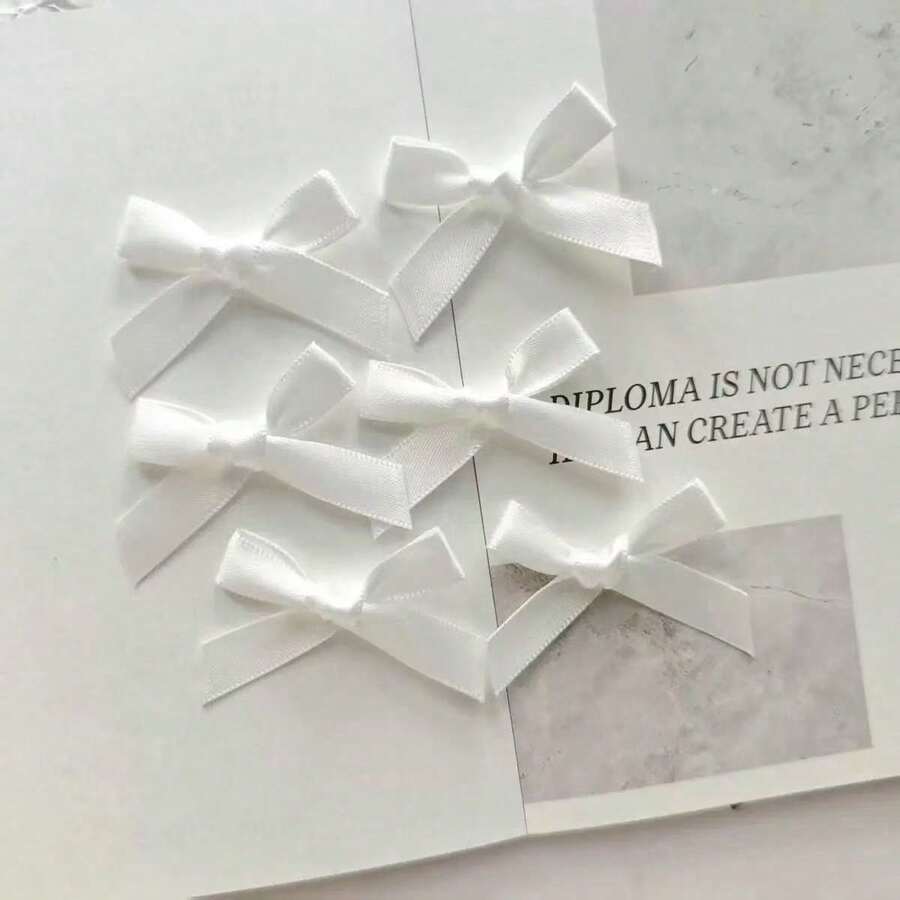 50pcs/Pack Colorful Ribbon Bows, Gift Packaging Decoration, Handmade ...