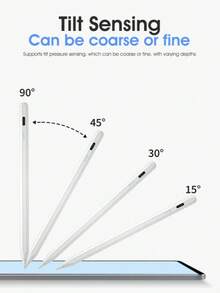 1pc Universal Capacitive Stylus Pen, Suitable For Phones And Tablets, Active Capacitive Stylus, Compatible With Android And Apple Devices, Precise Touch, Smooth Writing, High-End Capacitive Stylus (Not Compatible With Resistive Screen And Electromagnetic Screen Tablets) - Multicolor - View 9