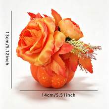 秋季玫瑰花大南瓜 - 1pc - 查看 4