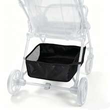 1pc Portable Baby Stroller Storage Basket, Newborn Stroller Hanging Basket, Baby Stroller Accessory, Under-Carriage Storage Bag - Multicolor - View 1