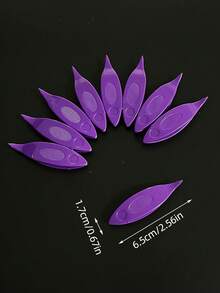 9pcs Colorful Phoenix Eye Shuttle Weaving Tools, Lightweight Non-Slip, Smooth Grip Durable, Practical DIY Lace Knitting Tools For Women. Can Make Headscarf Edging, Scarf Trim, Wedding Lace Accessories, Placemats And Robe Decoration, Colorful Knitting Craft Supplies - Phoenix Eye Shuttle - View 10