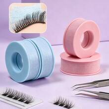 MyAoKuE-Up 2 Pcs Combined Eyelash Tape, Silicone Non-Woven Fabric Isolation Tape, Soft And Breathable, Used For Eyelash Grafting And Eyelash Extension, Eyelash Curling Tool, Suitable For Daily Use At Home And During Travel. - Multicolor - View 3