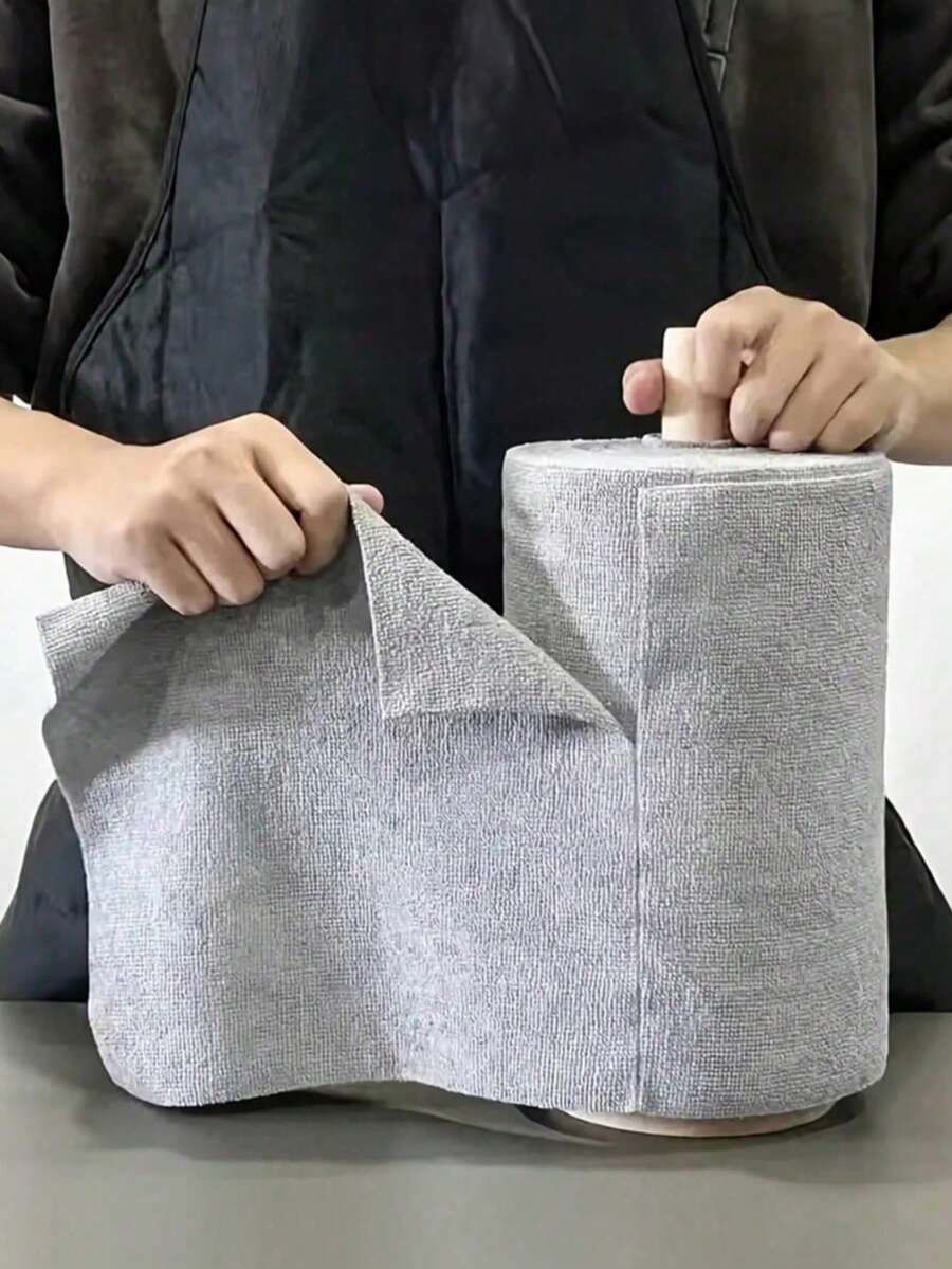 50/20/1pc Reusable Cleaning Cloth Microfiber Towel Roll For Home Kitchen, Replacement Paper Towel Roll (25cm*25cm/9.84in*9.84in)