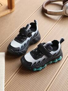 1 Pair 2026 New Boys' Shoes, Baby Girls' Sports Shoes - Black - View 3