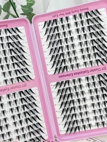 LIMEIKAI 320 Clusters DIY Eyelash Clusters Large Capacity Eyelash Extensions Single Eyelash Natural Thick C Curl 10-16mm Mixed Length Eyelashes - View 8