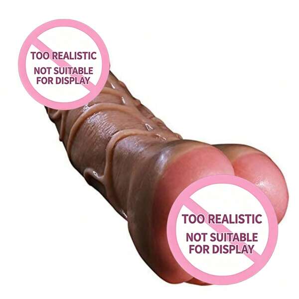 Men's Penis Enlargement Sleeve,2 In 1  Adult Sex Toy With 3D Textured,Soft Lifelike Penis For Male