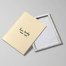 1件組 Celebrate Simple Joys 現代風「How Lucky Are We」畫布印畫，極簡手繪藝術，適合感恩居家或辦公空間 | 無框/有框 - A - 查看 6