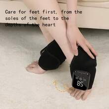 Portable Foot Heating Massage Pad With Smart Timer, 3 Temperature Levels And 3 Massage Modes, USB Rechargeable Body Massager With LCD Digital Display, Perfect Gift For Parents And Friends - Multicolor - View 6