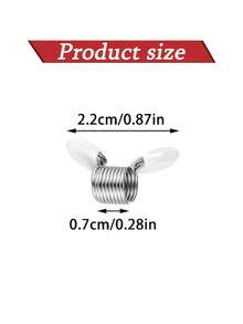 Bead Stopper Spring Clamp, Jewelry Making Bead Stopper, Spring Bead Clamp With White Handle, Creative Wire End Bead Clamp, Jewelry Making Tool To Prevent Beads From Falling, Suitable For Handmade Bracelets And Necklaces - Multiple Styles - View 5