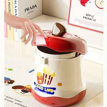 Cestino da scrivania in plastica ABS multicolore (resina ABS) - Multicolore - Visualizzare 3