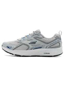 Skechers 男士跑步鞋 GO RUN CONSISTENT 舒適日常戶外運動跑步鞋 220034-GYBL - 灰色/藍色 - 查看 6