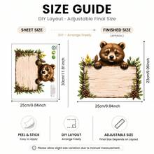 DIY Writable Raccoon Trash Can Sticker, 3D Cartoon Junk Food Trash Can Vinyl Decal, Removable Waterproof Outdoor Yard Garden Home Decor Sticker - Trash Can Stickers - View 12