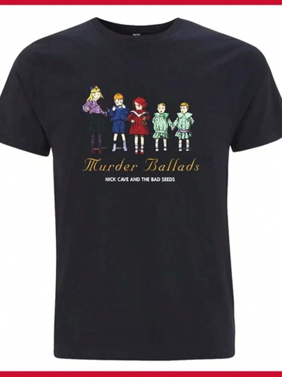 -Shirt Christmas Nick Cave And Bad Seeds Ballads Size S 3XL - Highly Requested Item - 黑色 - 查看 1