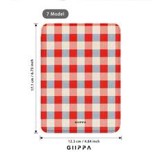 GIIPPA 1pc Colorfule Beige Gingham Checkered Kindle Case With Adjustable Hand Strap, Auto Wake & Sleep PU Leather E-Reader Cover Compatible With Kindle Paperwhite 5/6/7/10/11/12 Gen, Kindle Colorsoft 1st Gen, Basic Kindle 8/10/11 Gen All Kids & Signature Editions, Perfect Christmas Valentine Thanksgiving Halloween Birthday Gift For Book Lovers Girls Traditional Asian Retro Minimalist Aesthetic - Multicolor 5 - View 9