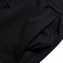 Adidas 新款針織透氣運動褲休閒直筒男子長褲 - 黑色 - 查看 6