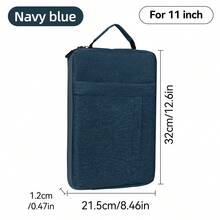 DANYCASE 筆電內層保護袋，相容 MacBook、HP，11-15.6 吋 Ultrabook 筆電保護套，防震、防水、輕量 - 黑色 - 查看 19