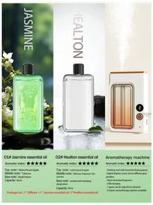 Value Gift Set! Wireless Portable Aromatherapy Diffuser With 7 Adjustable Settings, 6 Types Of 40ml Essential Oils For Easy Switching, USB-C Fast Charging + Digital Display Screen, Long-Lasting Fragrance All Day - D8K - View 17