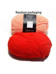 EDCUEBE7 4pcs/Approx. 200g Yarn. Mixed Color Handmade Crochet Yarn Set, Soft And Comfortable Knitting Yarn, Multi-Purpose Suitable For Crochet Wallets, Clothes, Carpets And Other Projects, Suitable For DIY Valentine's Day Gifts, Making Wallets, Handbags And Other Sewing Supplies (Random Packaging) - 4 50G - View 9