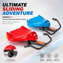Hand- Push-Pull Swing Car Toy - Rocking Horse Rider Vehicle Suitable For Indoor/Outdoor Play, Ride- Car For &, Gift For Play (Red & Blue) - Red - View 1