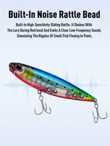 KINGDOM Basstaor 009 Fishing Lure Floating Pencil 110mm 22.8g Floating ABS Hard Bait Bait Z-Dog Walk Built In Noise Rattle Bead Impact Resistant Long Casting Topwater For Seabass Snakehead Peacock Bass - Multicolor - View 6