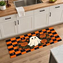 1 pieza Alfombrilla de drenaje de cocina de barro de diatomeas con patrón de fantasma de Halloween, alfombrilla absorbente de secado rápido y antideslizante para cafetera y secado de platos, adecuada para encimera de cocina y decoración del hogar festiva - Multicolor - Ver 8