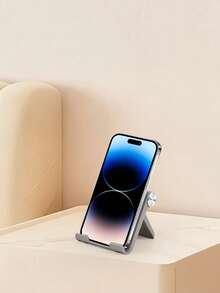 Random Color Foldable Phone Desktop Stand, Supports Multi-Angle Adjustment, Portable And Lightweight. Both A Great Tool For Slouchy People To Watch Shows And A Handy Assistant For Tablet Office Work - A - View 5