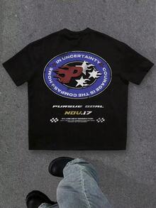 Men T-Shirts - 黑色 - 查看 6