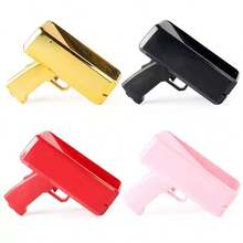 Super Money Gun Toy, Perfect For Lively Party Atmosphere, Use By Raising Up During Football Games And Competition Parties, Includes 10 Pieces Of Prop Dollars - Multicolor - View 5
