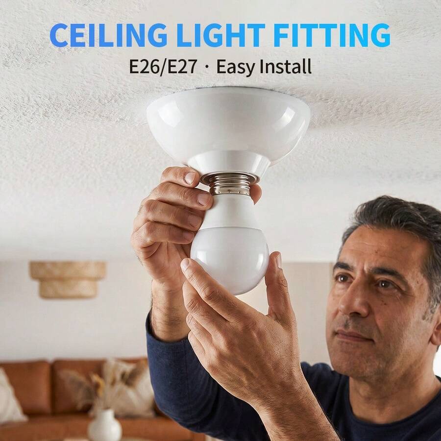 CILIA E27 Lamp Holder Socket 250V 4A 100W Screw Base, Home Lighting Ceiling Mount Lamp Socket - Lamp Holder - View 1