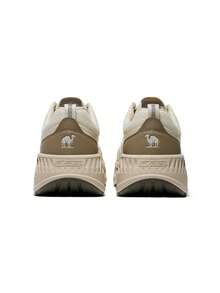 CAMEL CROWN Women's Thick Sole Height-Increasing All-Terrain Running Shoes, Outdoor Casual Sports Shoes - Cream/Brown - View 4