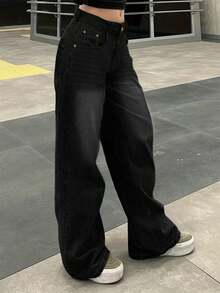 Women Jeans - Black - View 1