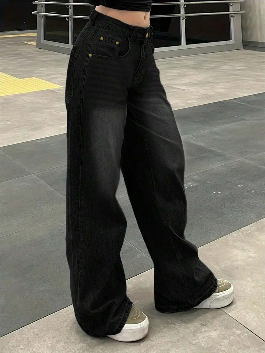 Women Jeans - Black - View 1