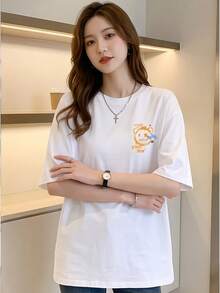 Women T-Shirts - White - View 1