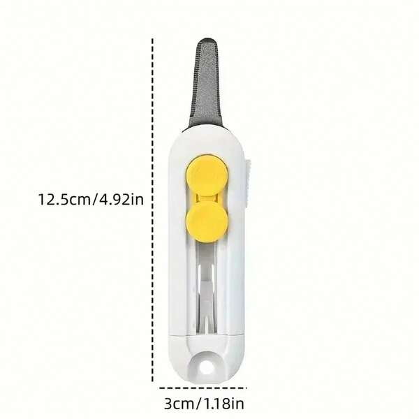 Cuchillo Magnético para Abrir Paquetes, Cuchillos Multifuncionales Portátiles para Desempaquetar, Cuchillo Retráctil Autoblocante con de Rebote