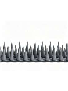 Bird Spikes, 12 Pack Pigeon Deterrent For Small Birds Raccoon Cats Defender For Outside To Keep Squirrel Away 5 Meters - Grey - View 4