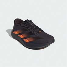 adidas Adizero Evo SL 舒適經典黑橙色增高跑步鞋 男款 - 黑橙色 - 查看 5