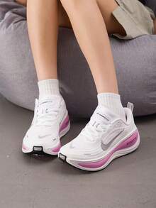 Jordan Women's Running Shoes W NIKE VOMERO PLUS 26 Summer Comfortable Outdoor Commute Sports Shoes HV8154-110 - White/Metallic Silver/Light Lilac - View 5