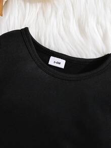 Infant Halloween Cartoon Long Sleeve Romper, Toddler Jumpsuit And Baby Boy Romper, Suitable For Halloween Party, Outdoor Wear - Black - View 5