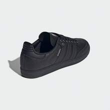 adidas originals Samba Shiny Pack 百搭舒適 低筒 板鞋 男女同款 黑色 - 黑色 - 查看 5